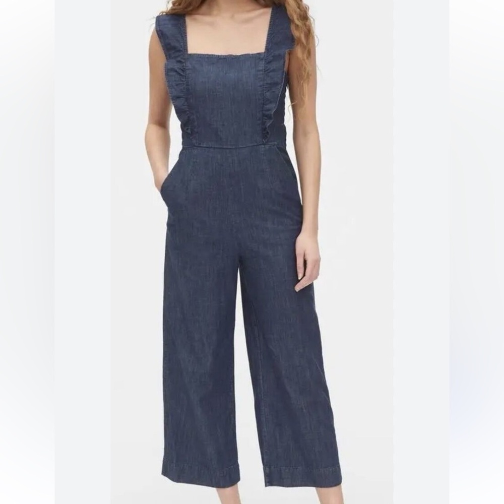 GAP Blue Denim Overalls with Classic Style
